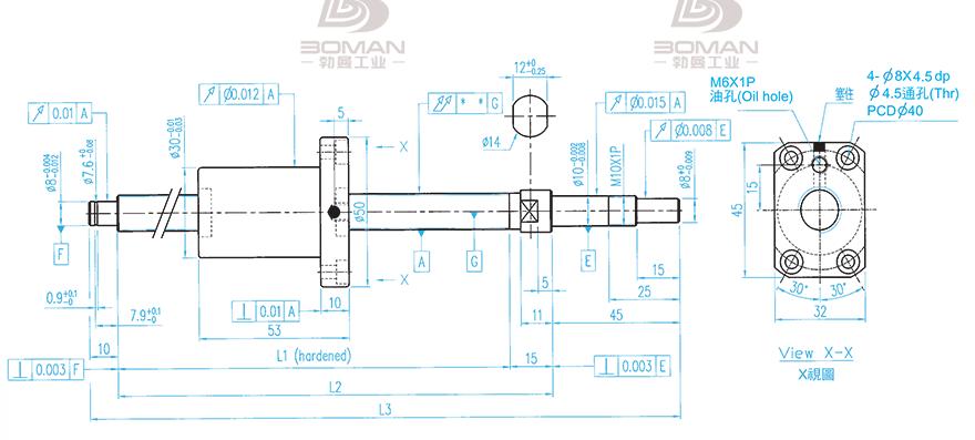 TBI XSVR01210B1DGC5-230-P1 TBI丝杆厂家直销批发